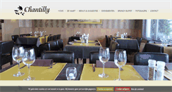 Desktop Screenshot of chantilly-restaurant.be